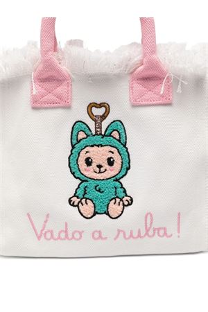 colette fringed embroidered tote bag SAINT BARTH KIDS | COL000102634L